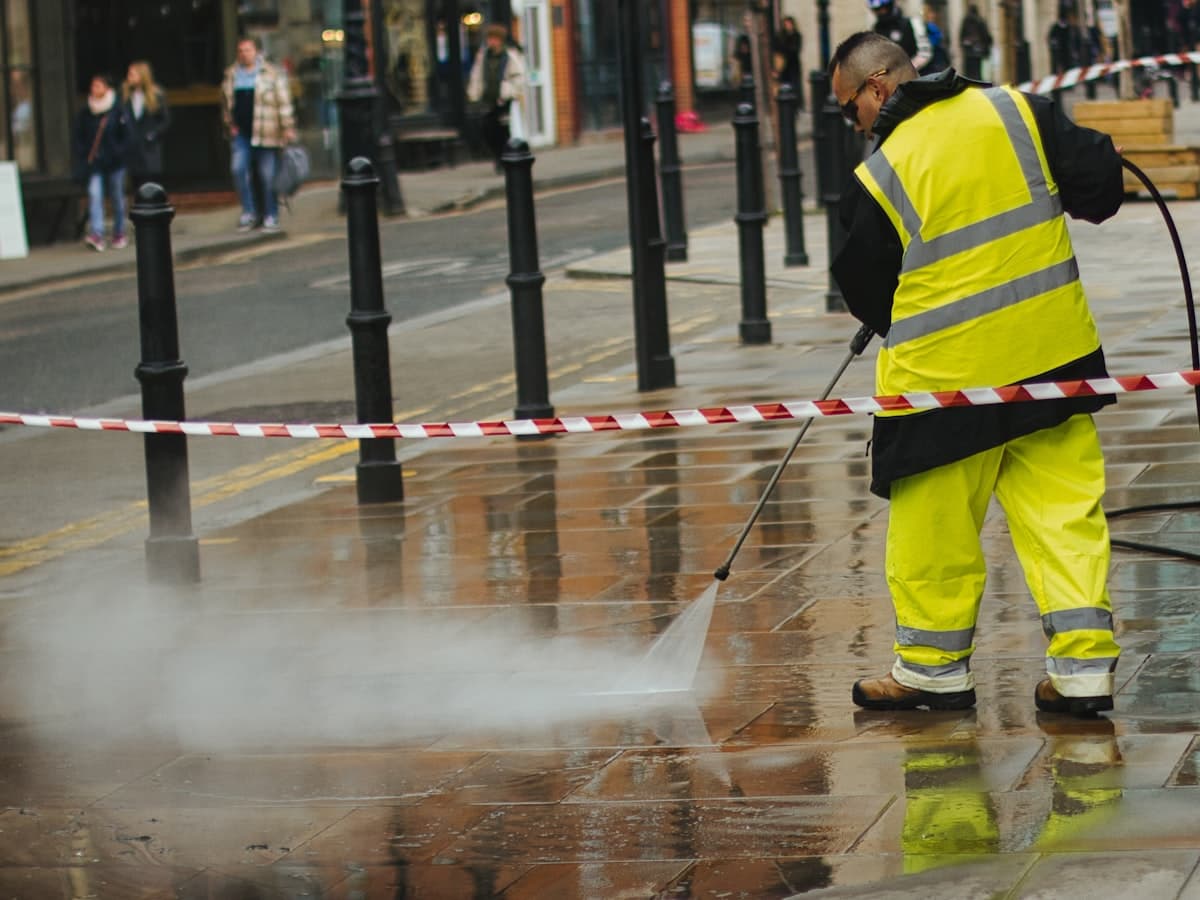 Pressure washing — outdoor service by FlexiPlan Maintenance
